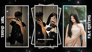 NAZRO ME CHUPA LE TERI NAGAR || NEW TRENDING VIDEO EDITING ALIGHT MOTION XML FILE @Samsureditz