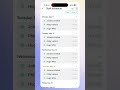 New: Staff schedule