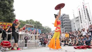 大須大道町人祭2015　中国雑技芸術団（軟体ｱｸﾛﾊﾞｯﾄ ﾁｬﾝ・ﾄﾞﾝｿﾝ）