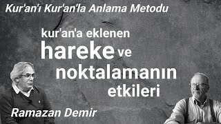 Ramazan Demi̇r Kuran Metni̇ne Eklenen Hareke Ve İşaretler