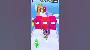 Layer Man game3D Level 10#shorts #games #trainrunning #funny #racinggame @Queenlobonika