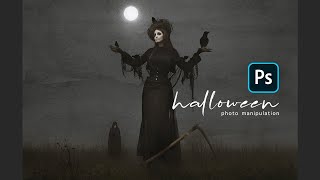 Halloween Photo Manipulation Tutorial - Photoshop screenshot 5