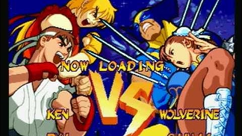 Marvel Super Heroes Vs. Street Fighter -Ryu Playthrough - Part 1