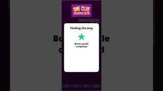 One Clue Crossword | Bonus Puzzle | 'Finding the way' | Answer