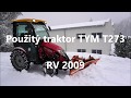 Použitý traktor na zimu