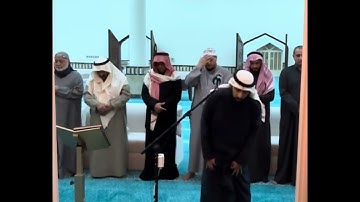 خواتيم القمر وصدر الرحمن من صلاة العشاء للقارئ/ عادل الحداد
