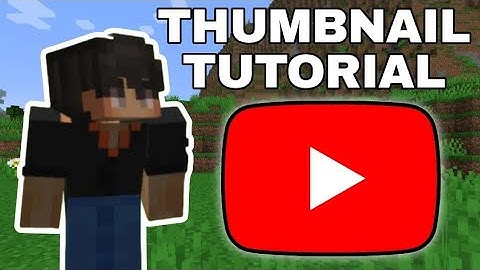 Minecraft Thumbnail Tutorial in 7 minutes