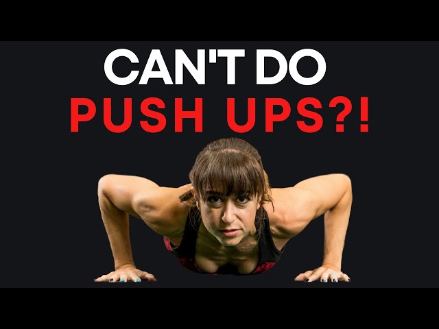 I can not do push-ups at all. I'm a 19 year old girl and only