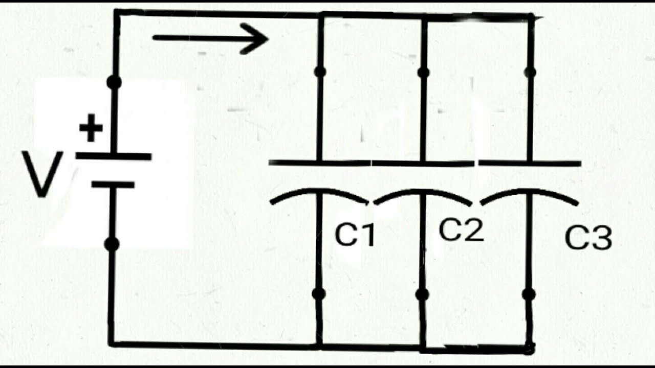 Capacitor in parallel combination. - YouTube