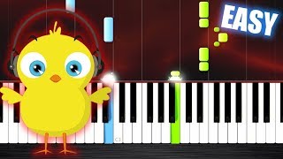 PULCINO PIO - El Pollito Pio - EASY Piano Tutorial by PlutaX - YouTube
