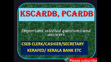 KSCARDB, PCARDB