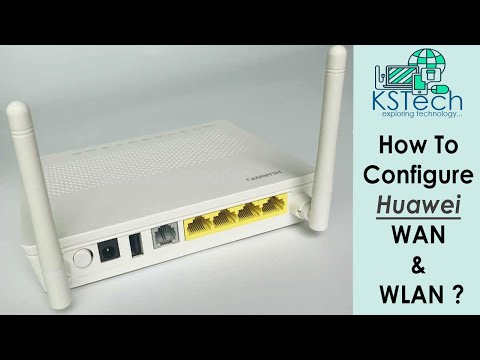 Huawei GPON Router WAN and WLAN Configuration ? Huawei GPON राउटर  WAN र WLAN कन्फिगर कसरी गर्ने?