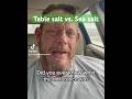 Table salt vs. Sea salt 🧂 What’s the difference? #salt #sodium #fyp Mp3 Song