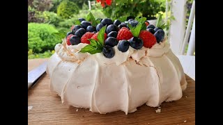 Najlepszy deser na lato - Pavlova #prostyprzepis #pavlova #hitlata