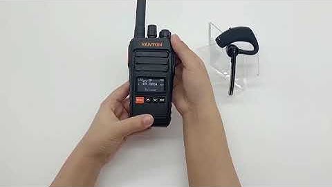 Wireless Bluetooth PTT Headset For Two Way Radios!