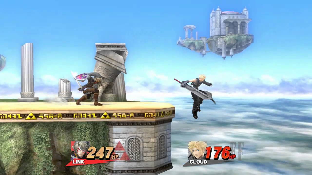 Super Smash Bros. For WiiU : Link v.s Cloud