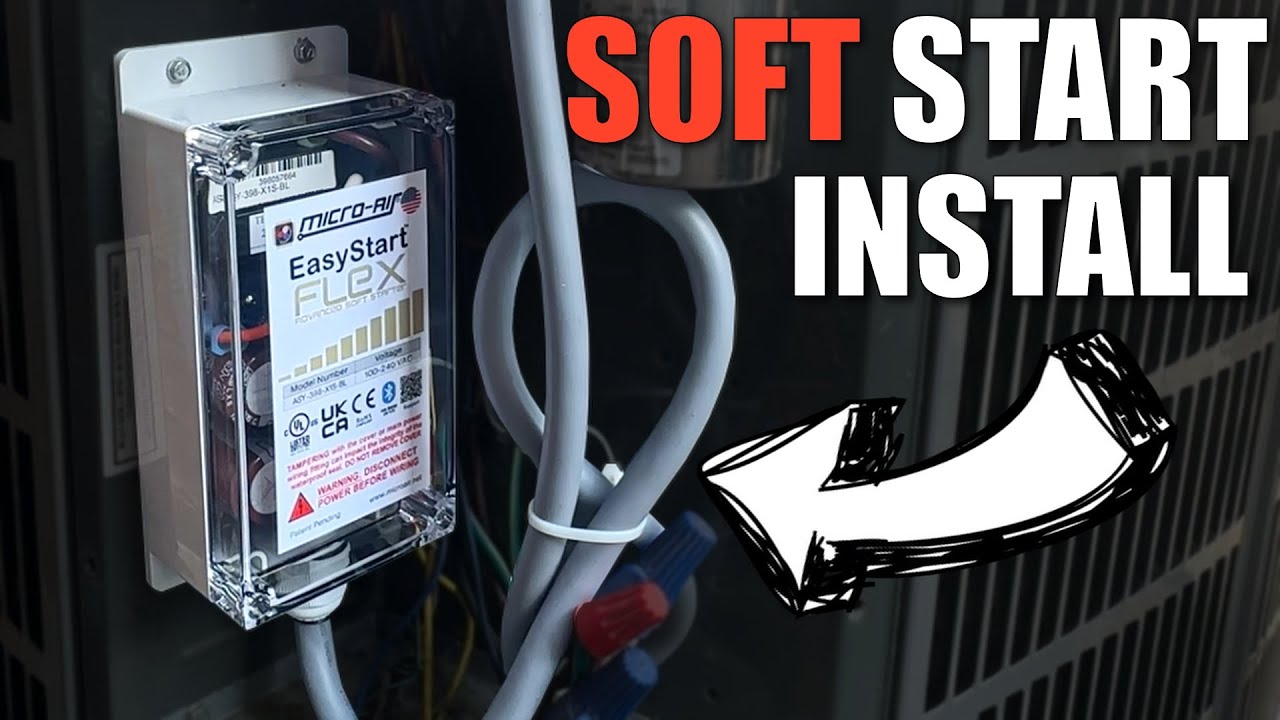 Micro-Air Easy Start FLEX install on 6 Ton AC Unit | Soft Start DIY ...
