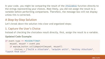 How to Run a Good EasyGUI Choicebox Function in Python