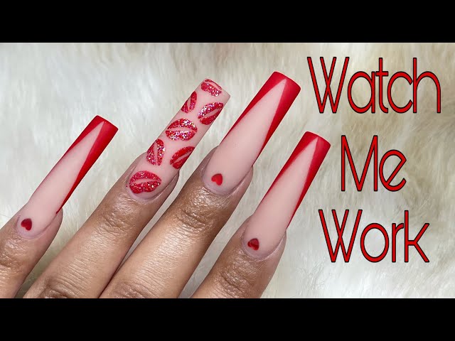 34 Coffin Baddie Red Acrylic Nails Ideas to Try in 2023