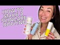 How to make a skincare routine in 4 steps antiaging dry skin oily skin  more  susan yara