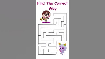 Find The Correct Way #quiz #quiztime #game #maze #puzzle #viral #findtheway #shorts