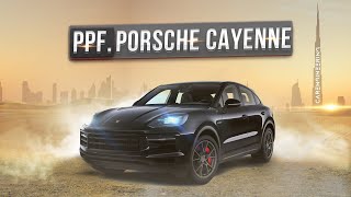 "Car Protection Film for Porsche Cayenne Coupe E3 2024 (Car Wrapping Dubai)