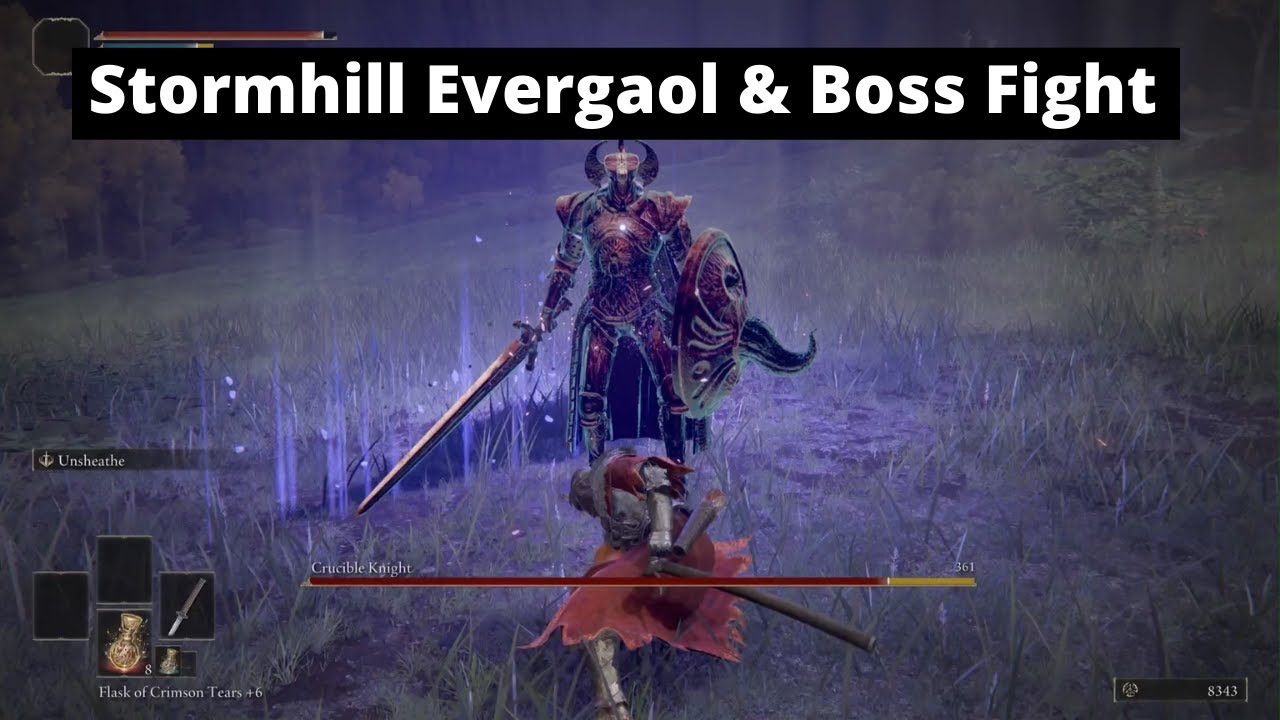 Elden Ring - Stormhill Evergaol Location & Crucible Night Boss Guide + Rewards