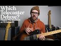 Fender Telecaster Deluxe Comparison & Review - Vintera 70s, American Professional II, 72 Deluxe RI