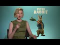 Peter Rabbit: Elizabeth Debicki 'Mopsy' Official Movie Interview