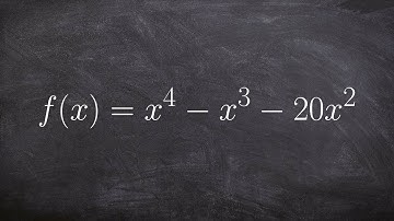 Finding the Zeros of a Polynomial to the Fourth Degree