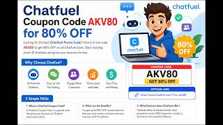 CHATFUEL Coupon Code - AKV80