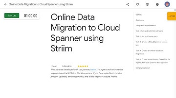 Online Data Migration to Cloud Spanner using Striim GSP703