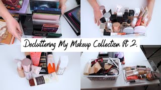 Decluttering My Makeup Collection 2021 Pt 2