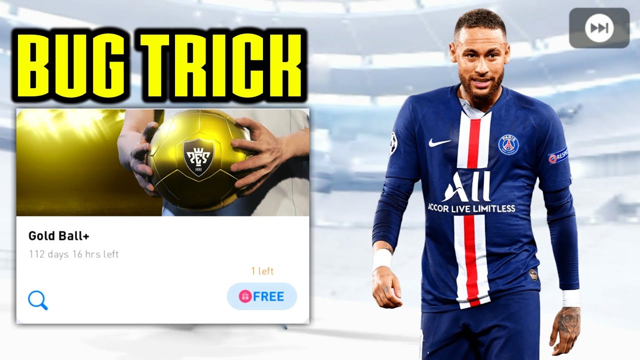 Black Ball Trick In Gold Ball Pack In Pes 2020 Mobile || Pes 2020