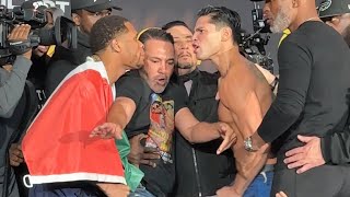 (BRAWL) RYAN GARCIA DRINKS BEER AT THE WEIGH IN AFTER MISSING WEIGHT