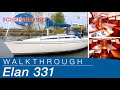 Elan 331 for sale  yacht walkthrough   schepenkring lelystad  4k