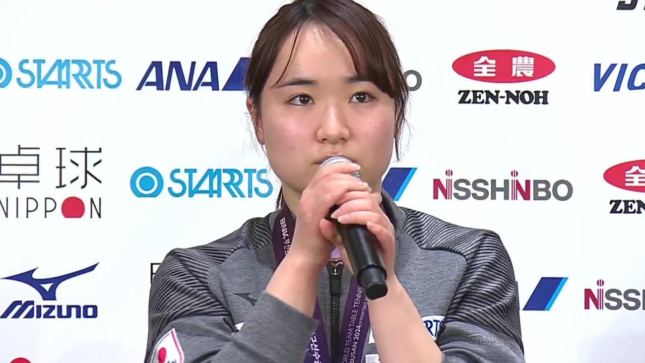 伊藤美誠 パリ五輪リザーブについて「リザーブは将来を背負っていく