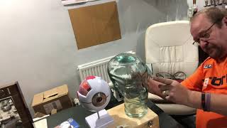 ASMR measuring a dummy for specs plus phoropter head clicks screenshot 5