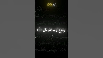 القران الكريم راحه نفسيه     تلاوة خاشعة و جميلة و بصوت جميل  سورة الجاثية التفكر في آيات الله وعظمة