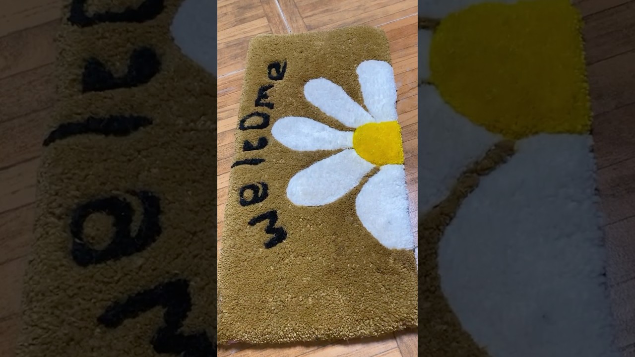 Welcome Front Door Mat rugs in USA Asmr 