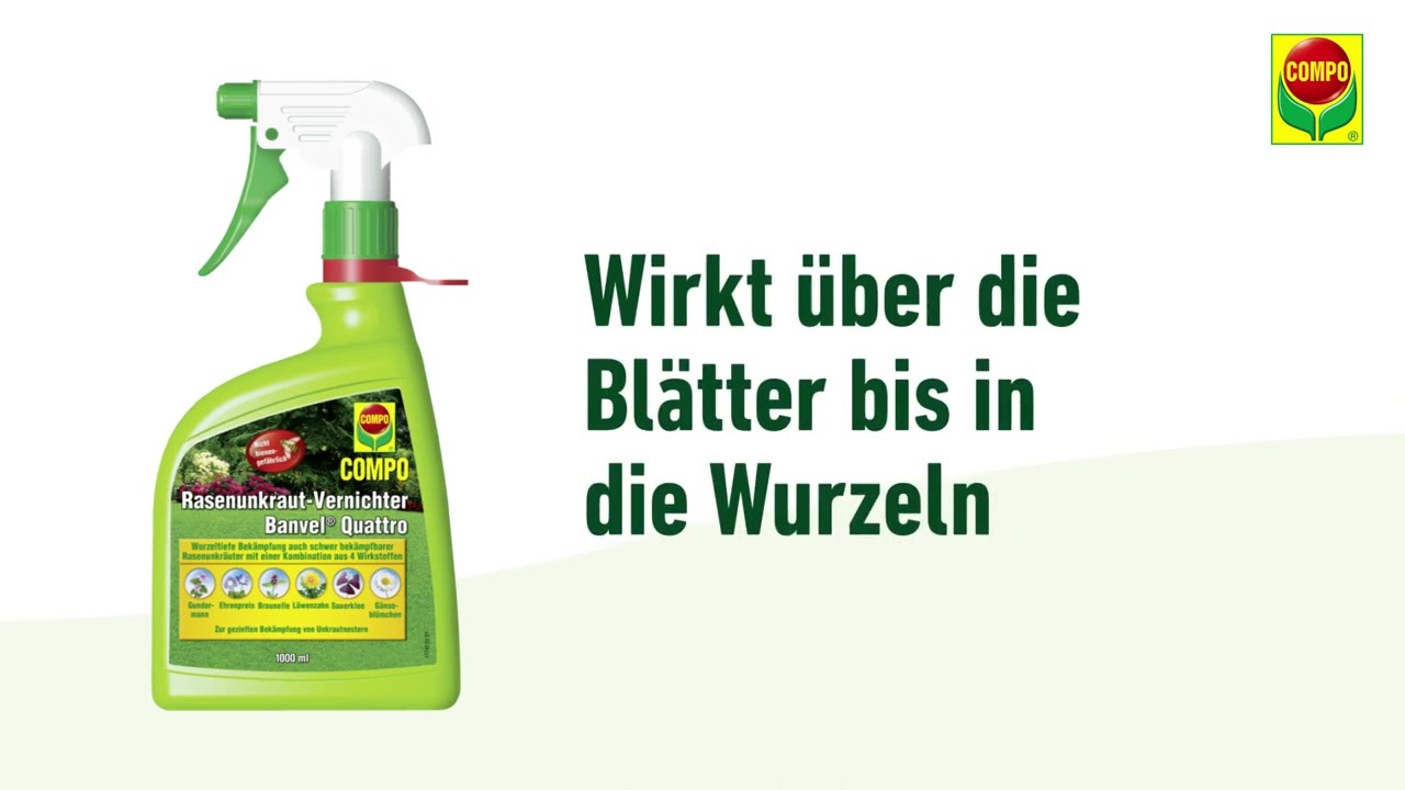 COMPO Rasenunkraut-Vernichter Banvel Quattro AF