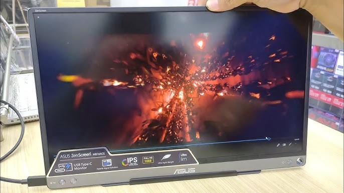 ASUS ZenScreen MB166B 15.6 Portable FHD LED LCD Monitor