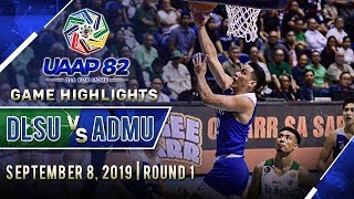 DLSU vs. ADMU  September 8, 2019  | Game Highlights | UAAP 82 MB