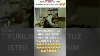 yumurta pişti tuz ister