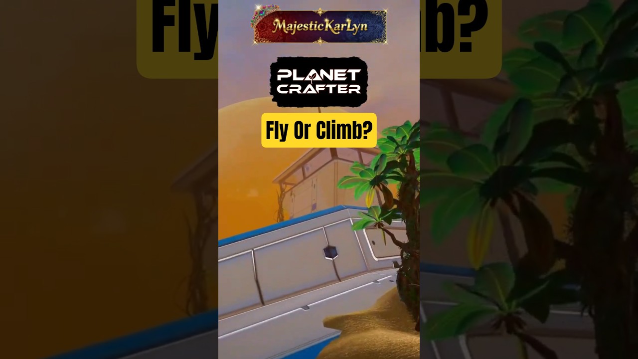 I Found a Secret Room by Climbing a Vine in Planet Crafter! 