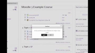 Moodle 3: New Recycle Bin