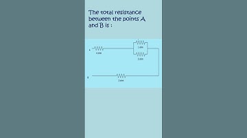 #Series and parallel connection#Resistance#Find the answer in comments👍