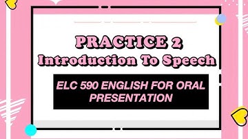 AD2303A | ELC590 Activity 05 - Introduction To Speech (Practice 2)