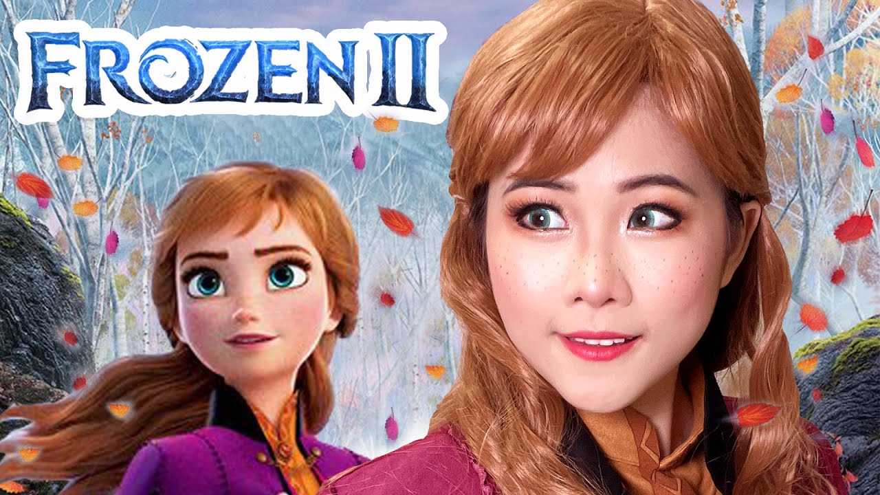 Frozen 2 Anna Makeup Tutorial 冰雪奇緣2 安娜化妝教學 コスプレメイク｜白雨旋 小雨