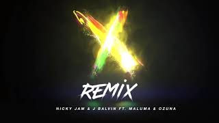 X Remix - Nicky Jam x J Balvin x Ozuna x Maluma Resimi